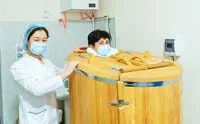 Кедровая бочка в санаторий Сарыагаш